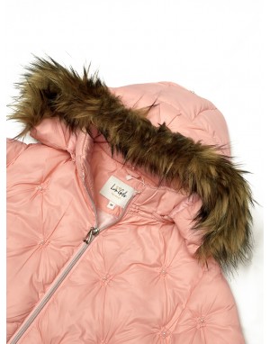 Girls Jacket Quilted Bubblegum
